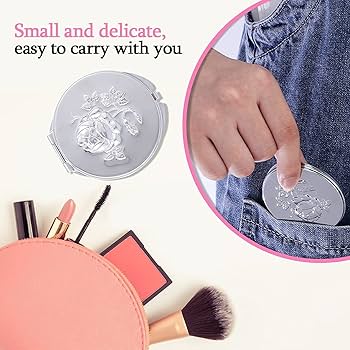 Amazon.co.jp: Goshentech レトロメタルトラベルポータブルミラー